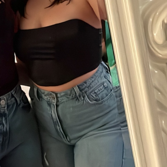 Garage satin corset top 🪩 - Picture 2 of 6